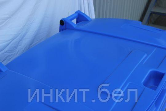 Контейнер для мусора пластиковый 660 л синий, Иран - фото 2 - id-p116635405