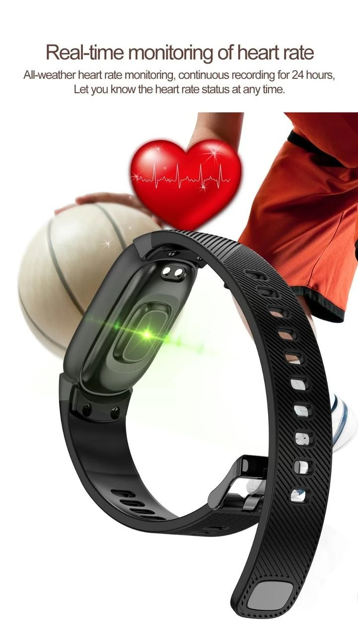 Смарт-часы Smart Bracelet Unleach Your Run QW16 (давление, пульс, шаги и т.д.) - фото 3 - id-p116635410