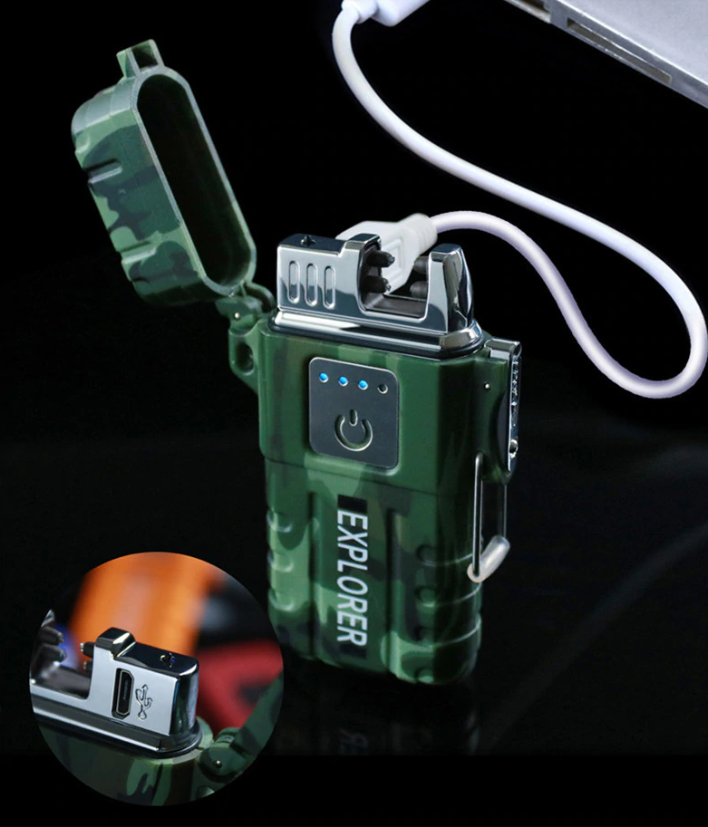 Электроимпульсная USB зажигалка Explorer - фото 5 - id-p116636558
