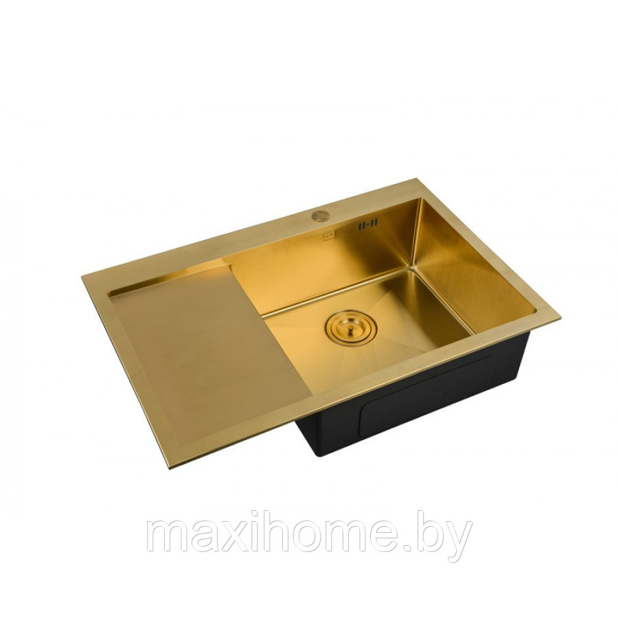 Мойка ZorG INOX -PVD SZR 7851 R BRONZE - фото 1 - id-p115728131