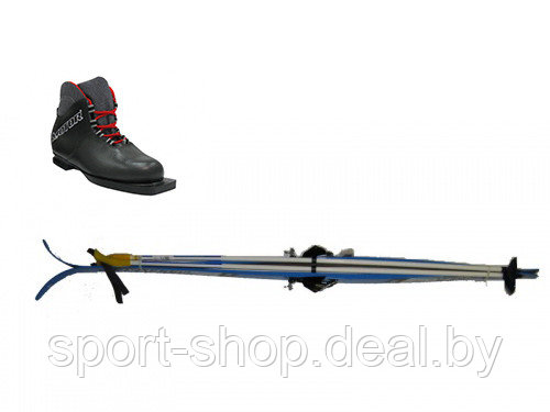 Комплект лыжный "Телеханы" с креплением NN-75, палками и ботинками,лыжный комплект,лыжи - фото 1 - id-p103989586