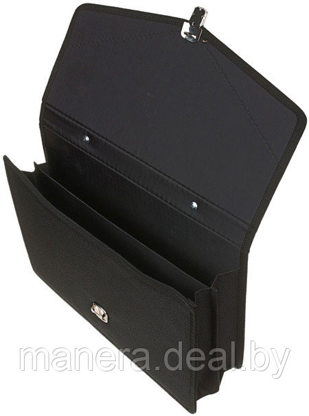 Портфель деловой Turin, 350 × 255 × 90 мм, черный - фото 3 - id-p116654973