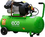 Компрессор ECO AE-705-3 (440 л/мин, 8 атм, коаксиальный, масляный, ресив. 70 л, 220 В, 2.20 кВт) (AE-705-3), фото 2