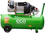 Компрессор ECO AE-705-3 (440 л/мин, 8 атм, коаксиальный, масляный, ресив. 70 л, 220 В, 2.20 кВт) (AE-705-3), фото 4