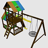 Детский игровой комплекс VikingWood Турин с кольцом, фото 3