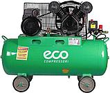 Компрессор ECO AE-704-22 (340 л/мин, 8 атм, ременной, масляный, ресив. 70 л, 220 В, 2.20 кВт), фото 5