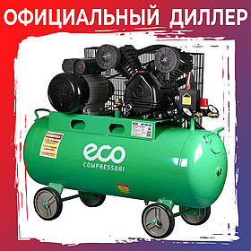 Компрессор ECO AE-704-22 (340 л/мин, 8 атм, ременной, масляный, ресив. 70 л, 220 В, 2.20 кВт)