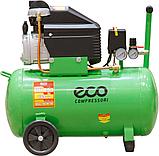 Компрессор ECO AE-501-4 (260 л/мин, 8 атм, коаксиальный, масляный, ресив. 50 л, 220 В, 1.80 кВт), фото 3