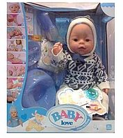 Кукла пупс Baby Love аналог Baby Born 9 функций 008 купить в Минске