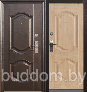 Дверь входная металлическая Комби Карпатская ель (к 546 )