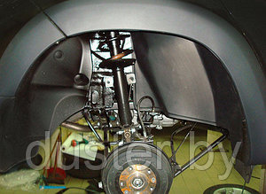 Подкрылки задние для Renault Duster 4х4 15- комплект из 2 шт