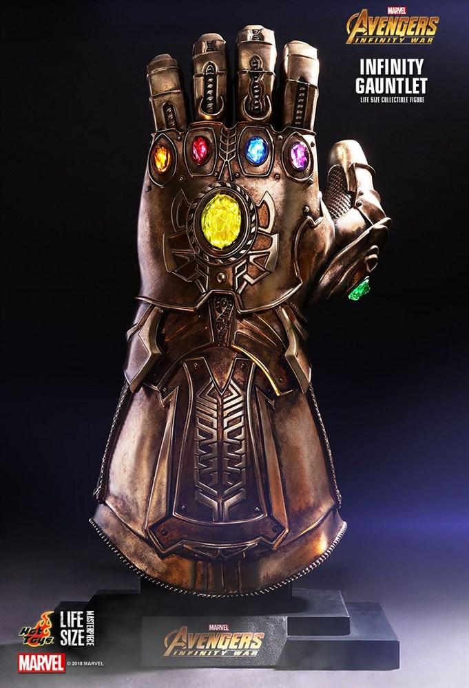 Перчатка бесконечности рука Таноса резиновая Thanos Marvel Legends свет звук 1820-st - фото 3 - id-p116703769