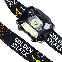 Налобный фонарь Golden Shark Hunter Plus (с аккумулятором)