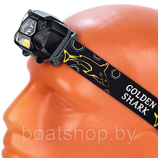 Налобный фонарь Golden Shark Hunter Plus (с аккумулятором) - фото 8 - id-p116703989