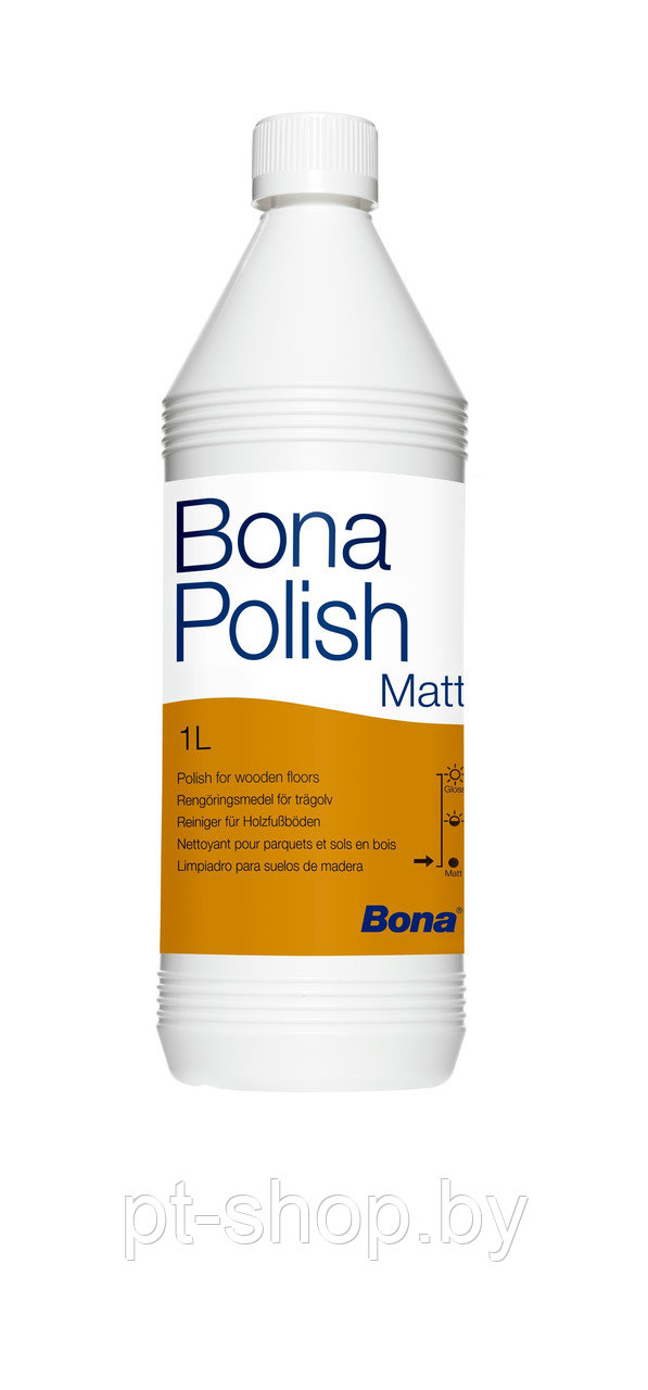 Средство для ухода за паркетом покрытыго лаком Bona Polish (матовый) 1л