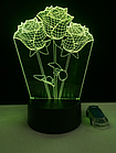 3D - светильник  "Розы", фото 3