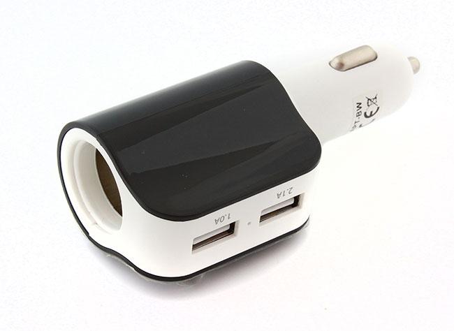 Разветвитель прикуривателя SiPL 2 USB 2.1 А - фото 1 - id-p116719650