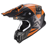 Шлем Scorpion VX-16 AIR MACH Матовый черно-оранжевый, M