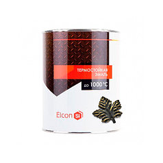 Эмаль термостойкая ELCON серебристо-серая до 600 С (0.7 кг)