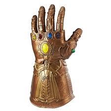 Перчатка бесконечности рука Таноса резиновая Thanos Marvel Legends свет звук 1820-st - фото 1 - id-p116703769