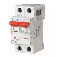 Автоматический выключатель Eaton PL7-C10/2, 2P, 10A, хар-ка C, 10kA, 2M