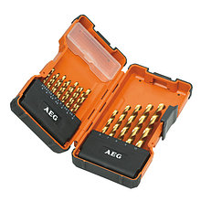 Набор сверл по металлу HSS-G Ti. AEG (19 шт.)