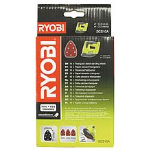 Набор шлифлистов RYOBI SCS10A1 (10 шт.)