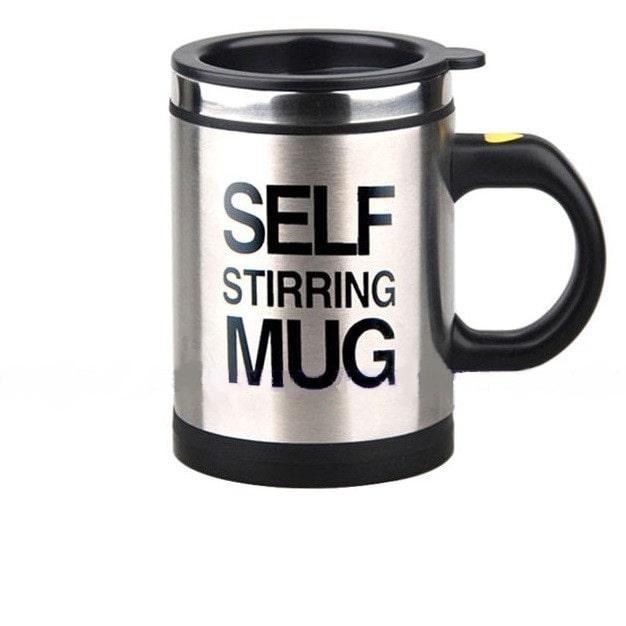 Кружка мешалка «Self Mug» черная - фото 1 - id-p67699659