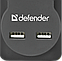 Сетевой фильтр Defender DFS 755 5,0 м, 5 розеток, 2xUSB, 2.1A, фото 3