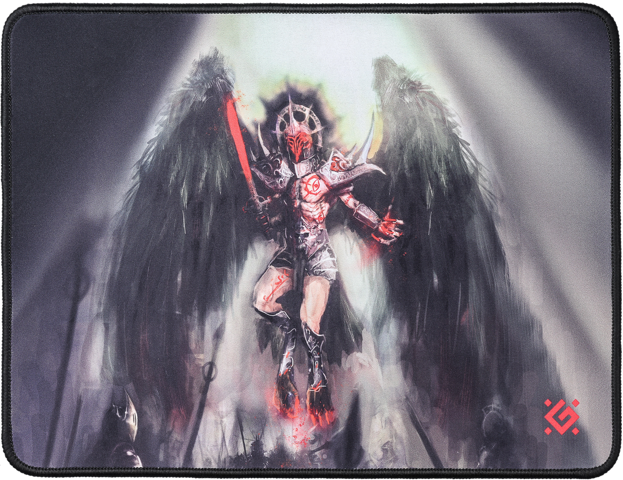 Игровой коврик Defender Angel of Death M 360x270x3 мм, ткань+резина - фото 1 - id-p116810584