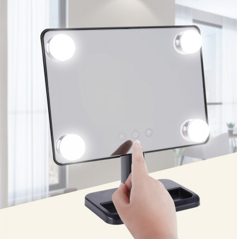 Сенсорное зеркало с подсветкой Cosmetic Mirror make up easily 360 градусов - фото 6 - id-p116814147