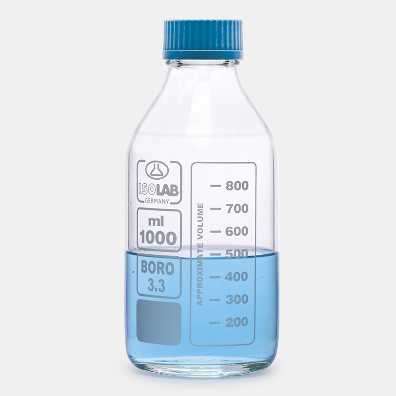 Бутыль прозрачная, GL 45, градуированная, автоклавируемая 5000 - фото 1 - id-p116814762