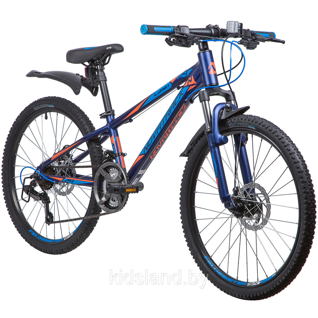 Велосипед Novatrack Lumen Disc 24" (синий) - фото 2 - id-p116830966