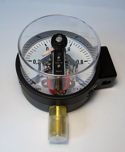 Манометр электроконаткный ТМ-510.05 (Ø 100 мм) - фото 2 - id-p116832023