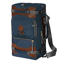 Сумка-рюкзак AQUATIC С-27С с кожаными накладками (цвет: синий)