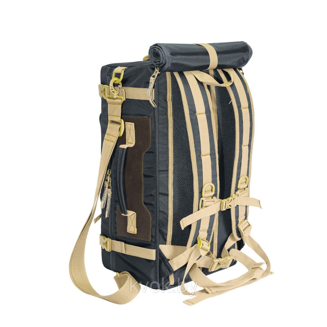 Сумка-рюкзак AQUATIC С-27С с кожаными накладками (цвет: синий) - фото 4 - id-p116834370