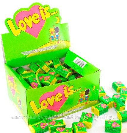 Жевательные конфеты Love is  Яблоко-Лимон