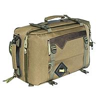 Сумка-рюкзак  AQUATIC С-28Х с кожаными накладками (цвет: хаки)