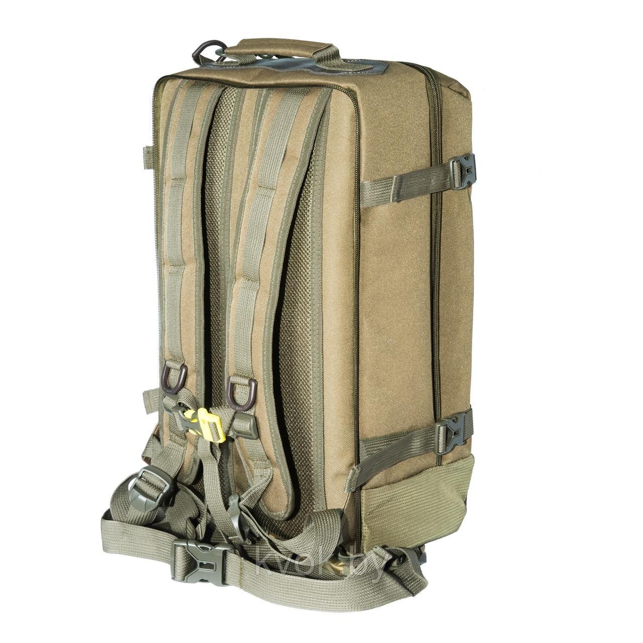 Сумка-рюкзак AQUATIC С-28Х с кожаными накладками (цвет: хаки) - фото 2 - id-p116835862