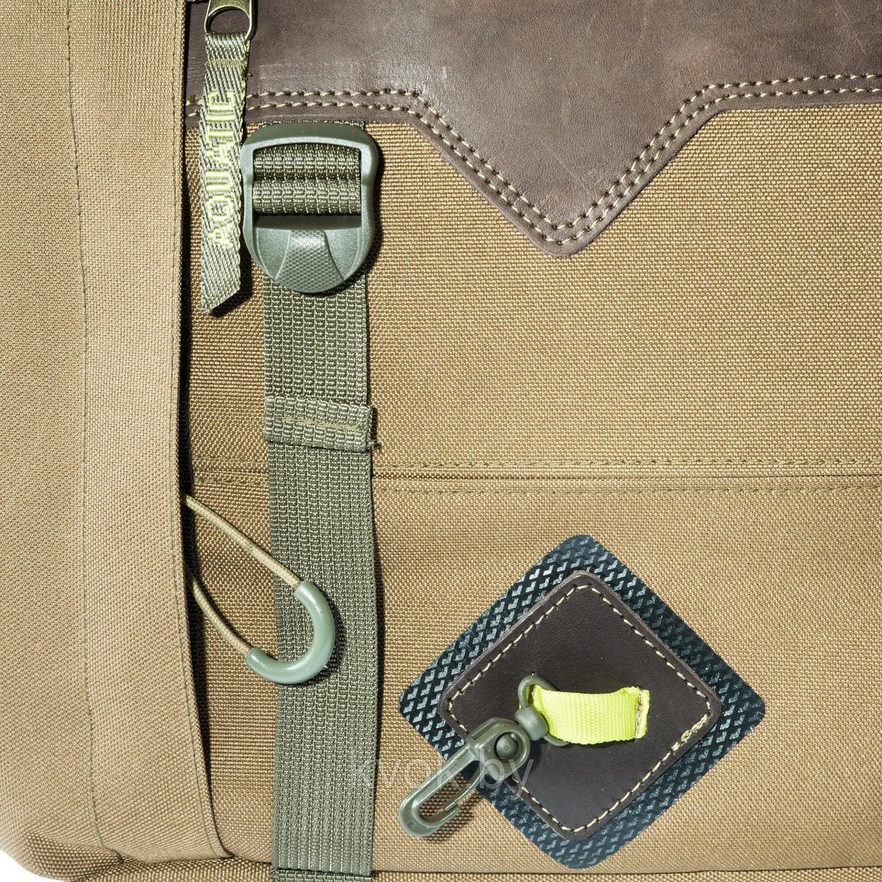 Сумка-рюкзак AQUATIC С-28С с кожаными накладками (цвет: синий) - фото 6 - id-p116837535