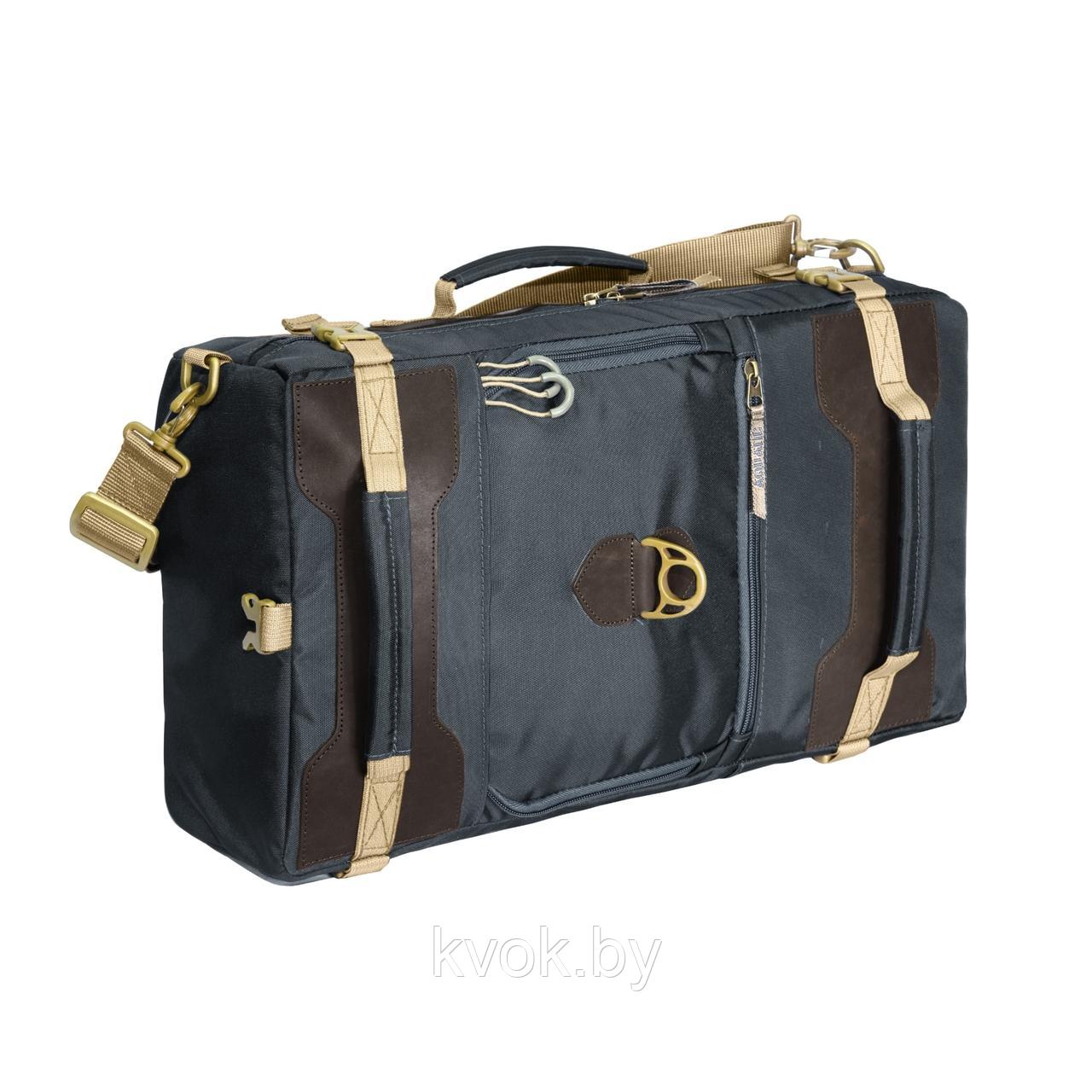 Сумка-рюкзак AQUATIC С-27Х с кожаными накладками (цвет: хаки) - фото 2 - id-p116835176