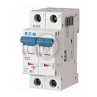 Автоматический выключатель Eaton PL7-C20/2, 2P, 20A, хар-ка C, 10kA, 2M 263360