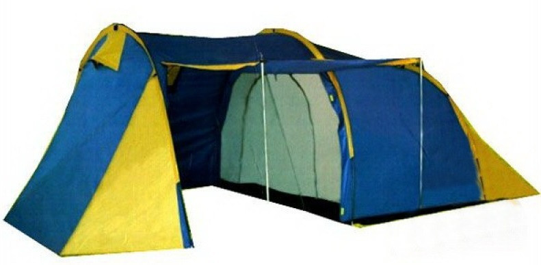 Палатка туристическая KAIDE KD-1710, 4-х местная 440x240x170см