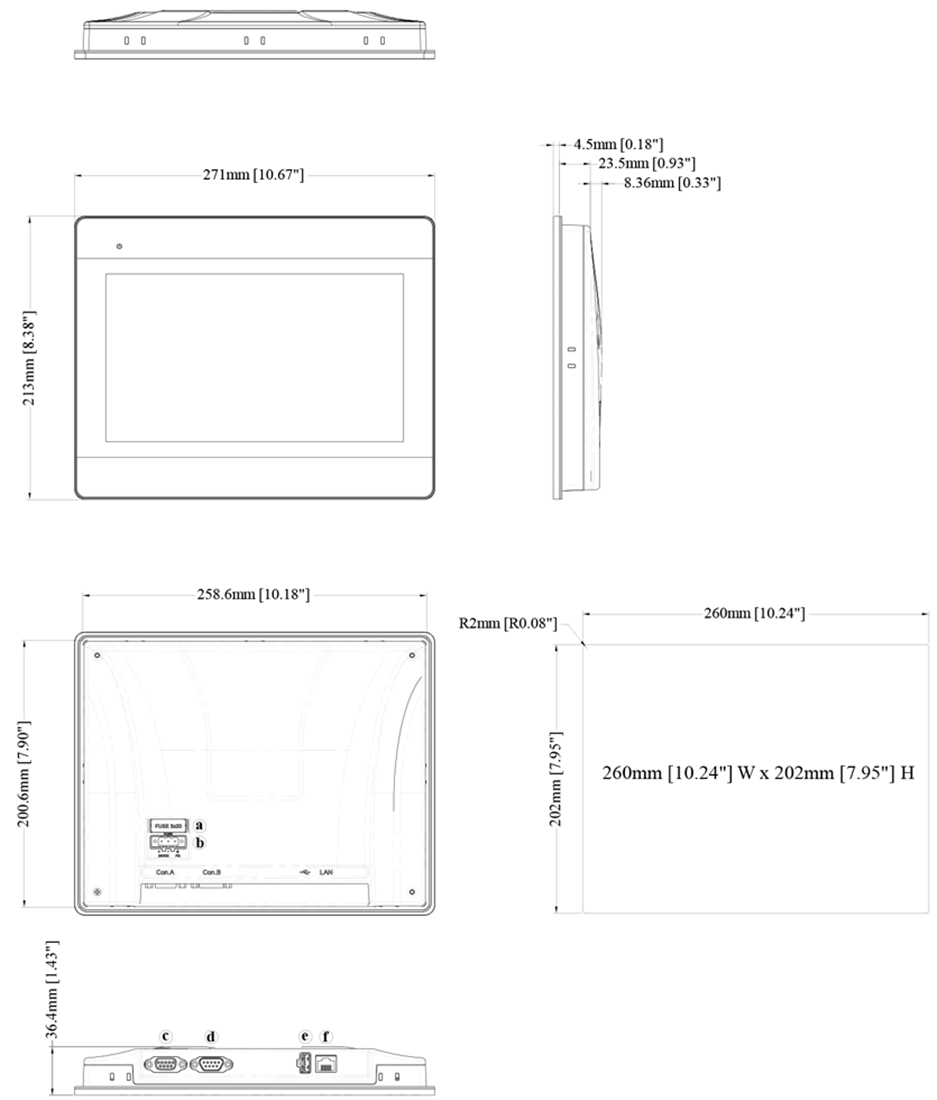 Weintek MT8102iE Программируемая панель оператора 10", 24В - фото 6 - id-p116773363