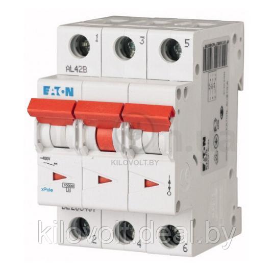 Автоматический выключатель Eaton PL7-C10/3, 3P, 10A, хар-ка C, 10kA, 3M 263407 - фото 1 - id-p116855198