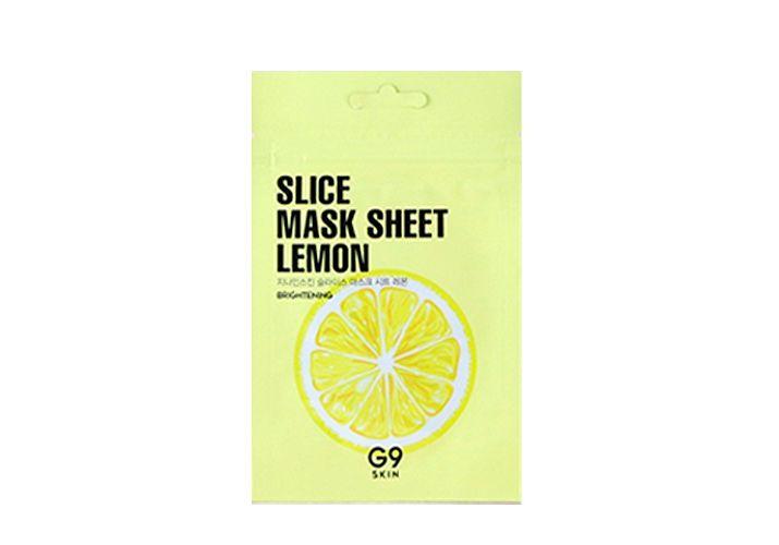 G9 Маска-слайс для лица тканевая осветляющая G9 Slice Mask Sheet - Lemon 10мл