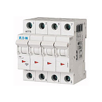 Автоматический выключатель Eaton PL7-C10/4, 4P, 10A, хар-ка C, 10kA, 4M 165195