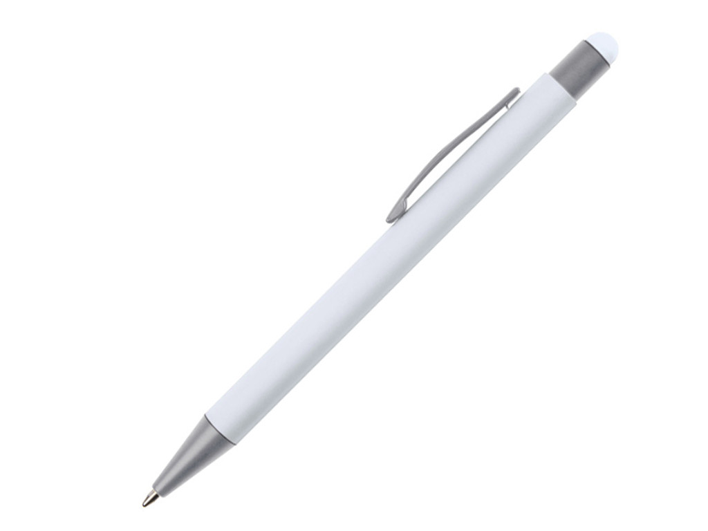 Ручка шариковая SALT LAKE CITY, металл, белый/серебро, фото 1