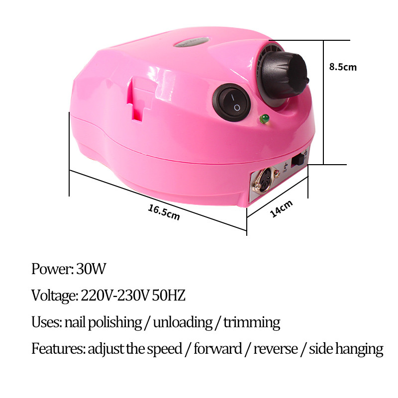 Аппарат для маникюра DM 202 Nail Master 45 т.о. машинка розовый - фото 6 - id-p116862246