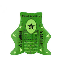 Формы для наращивания Starlet зеленые  100 шт